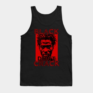 Black Don't Crack Red Tank Top